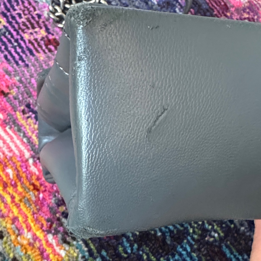 Kurt Geiger - The Kensington Dark Gray Quilted Shoulder Bag - Picture 6 of 10